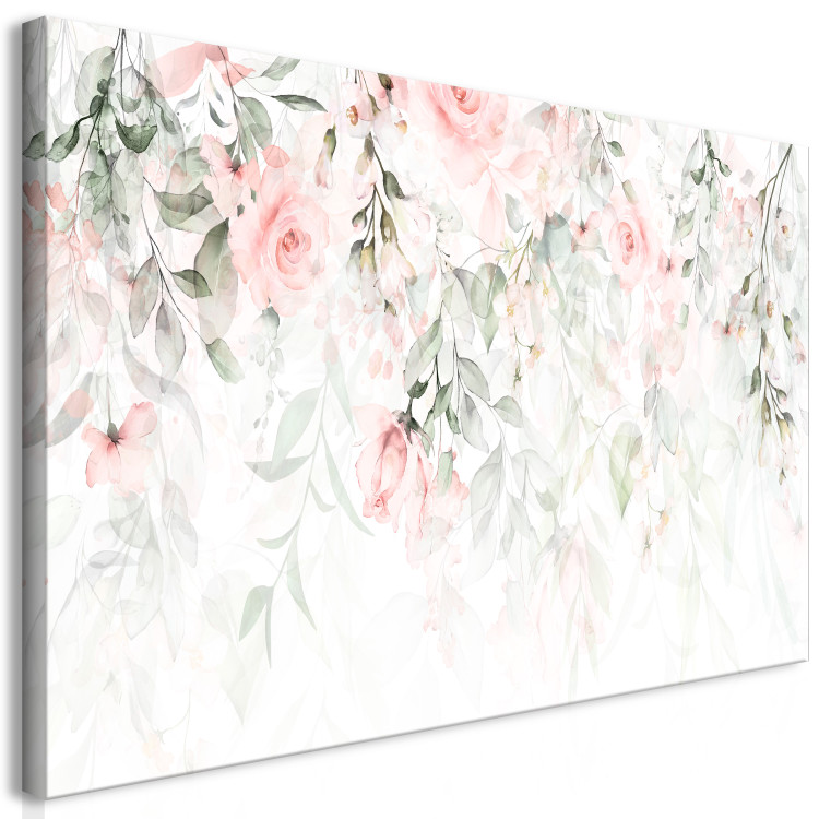 Large canvas print Waterfall of Roses - First Variant II [Large Format] 131500 additionalImage 2