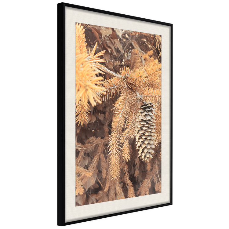 Wall Poster Golden Cone - autumn composition of forest plants in brown hues 131800 additionalImage 2