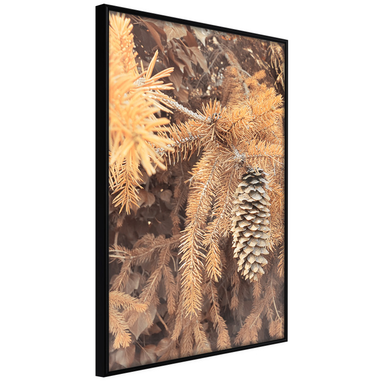 Wall Poster Golden Cone - autumn composition of forest plants in brown hues 131800 additionalImage 13
