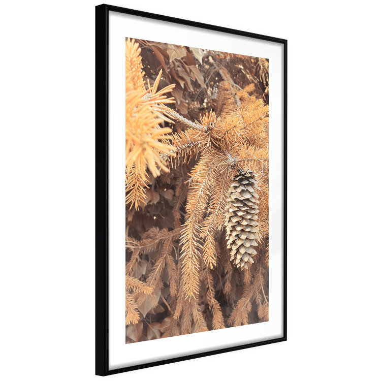 Wall Poster Golden Cone - autumn composition of forest plants in brown hues 131800 additionalImage 8