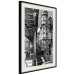 Poster View of Bir-Hakeim - black and white city architecture with columns 132300 additionalThumb 2