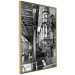 Poster View of Bir-Hakeim - black and white city architecture with columns 132300 additionalThumb 14