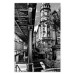 Poster View of Bir-Hakeim - black and white city architecture with columns 132300