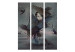 Room Divider Screen All in Feathers (3-piece) - abstraction with a woman among birds 132600 additionalThumb 3