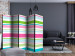Folding Screen Bright Stripes II (5-piece) - composition in colorful horizontal stripes 132700 additionalThumb 4