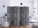 Folding Screen Concrete Fortress II (5-piece) - simple composition with gray background 133500 additionalThumb 2