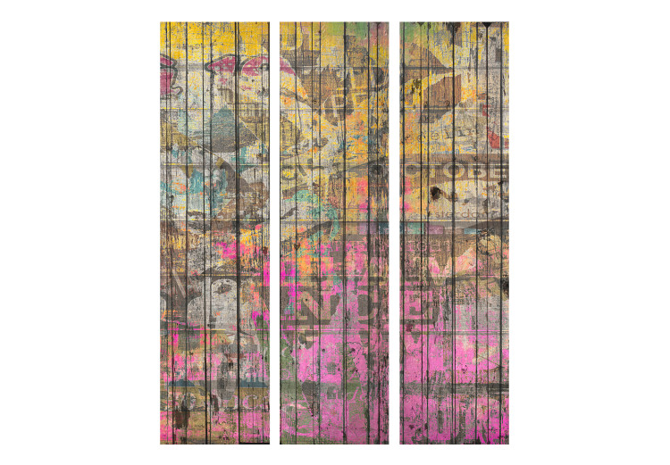 Room Divider Freestyle - texture with colorful and abstract graffiti-style patterns 133900 additionalImage 3