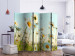 Room Divider Daisies - Spring Meadow II (5-piece) - white flowers among grass 134200 additionalThumb 2