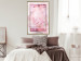 Wall Poster First Love - pink composition of pink flowers with a natural frame 134500 additionalThumb 11