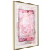 Wall Poster First Love - pink composition of pink flowers with a natural frame 134500 additionalThumb 14