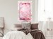 Wall Poster First Love - pink composition of pink flowers with a natural frame 134500 additionalThumb 7