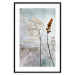 Wall Poster Misty Lunaria - romantic meadow composition with flowers on a light background 135100 additionalThumb 17