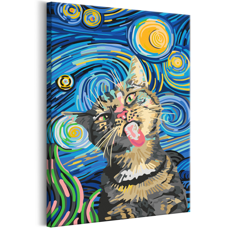 Paint by Number Kit Freaky Cat 135200 additionalImage 5