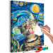 Paint by Number Kit Freaky Cat 135200 additionalThumb 3