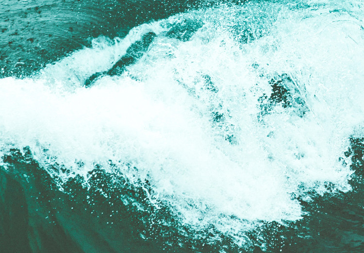 Poster Playful Wave - marine composition of turquoise water with small waves 135300 additionalImage 5