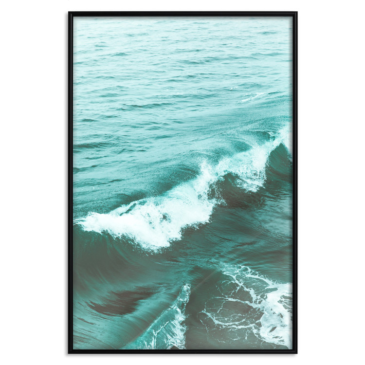 Poster Playful Wave - marine composition of turquoise water with small waves 135300 additionalImage 12