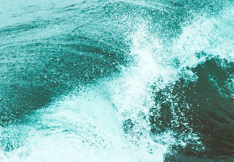 Poster Playful Wave - marine composition of turquoise water with small waves 135300 additionalImage 7
