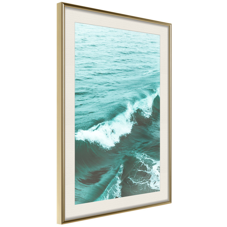 Poster Playful Wave - marine composition of turquoise water with small waves 135300 additionalImage 3