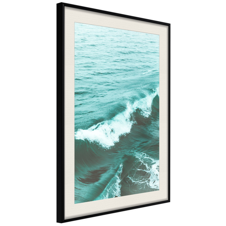 Poster Playful Wave - marine composition of turquoise water with small waves 135300 additionalImage 8