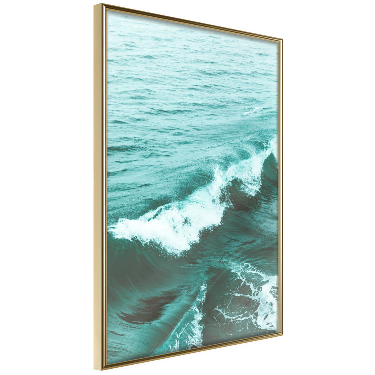Poster Playful Wave - marine composition of turquoise water with small waves 135300 additionalImage 8