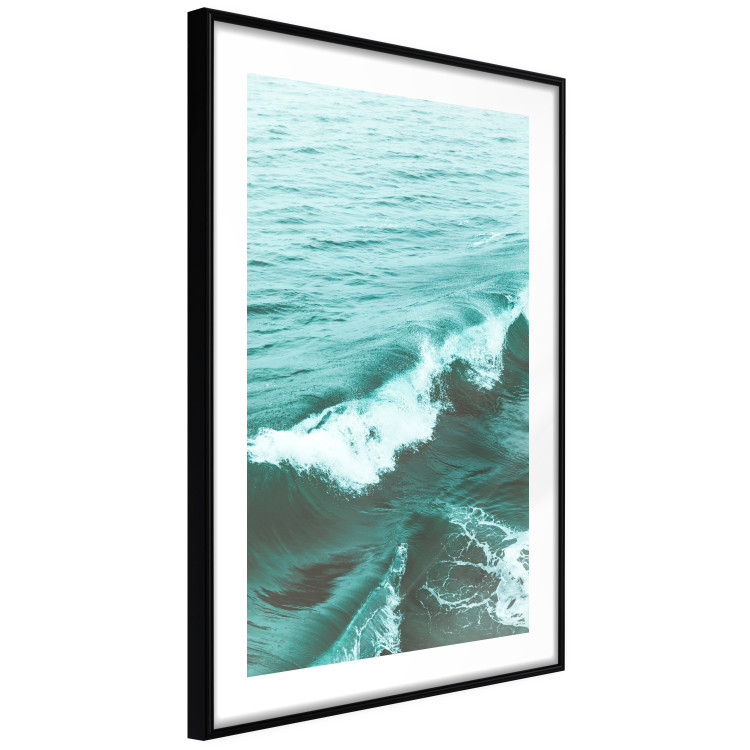 Poster Playful Wave - marine composition of turquoise water with small waves 135300 additionalImage 5