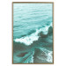 Poster Playful Wave - marine composition of turquoise water with small waves 135300 additionalThumb 9