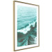 Poster Playful Wave - marine composition of turquoise water with small waves 135300 additionalThumb 2