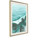 Poster Playful Wave - marine composition of turquoise water with small waves 135300 additionalThumb 3