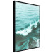 Poster Playful Wave - marine composition of turquoise water with small waves 135300 additionalThumb 3
