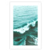 Poster Playful Wave - marine composition of turquoise water with small waves 135300 additionalThumb 11