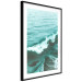 Poster Playful Wave - marine composition of turquoise water with small waves 135300 additionalThumb 5