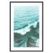 Poster Playful Wave - marine composition of turquoise water with small waves 135300 additionalThumb 14