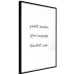 Poster Joy and Love - black English texts on a white background 135600 additionalThumb 18