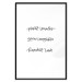 Poster Joy and Love - black English texts on a white background 135600 additionalThumb 3