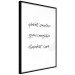 Poster Joy and Love - black English texts on a white background 135600 additionalThumb 19