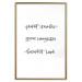 Poster Joy and Love - black English texts on a white background 135600 additionalThumb 4