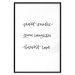 Poster Joy and Love - black English texts on a white background 135600 additionalThumb 5