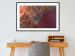 Poster Barcelona Vicinity - abstract and red composition of Barcelona map 135700 additionalThumb 18