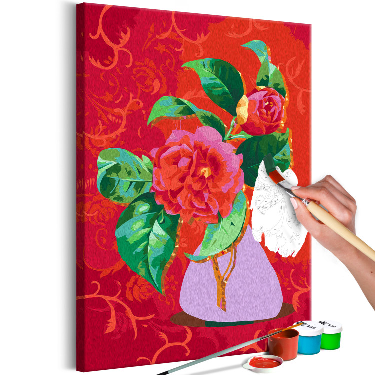 Paint by Number Kit Bouquet in a Purple Vase 136500 additionalImage 5