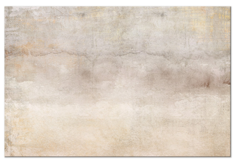 Canvas Art Print Foggy Thoughts - Beige Abstract Background in Vintage Style 143800