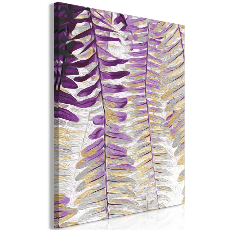 Paint by Number Kit Delicate Flora - Hanging Purple Fern Leaves on a Gray Background 146200 additionalImage 5