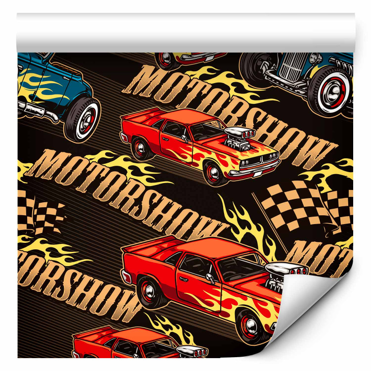 Modern Wallpaper Cars - Youth Automotive Theme for a Boy’s Room 146300 additionalImage 6