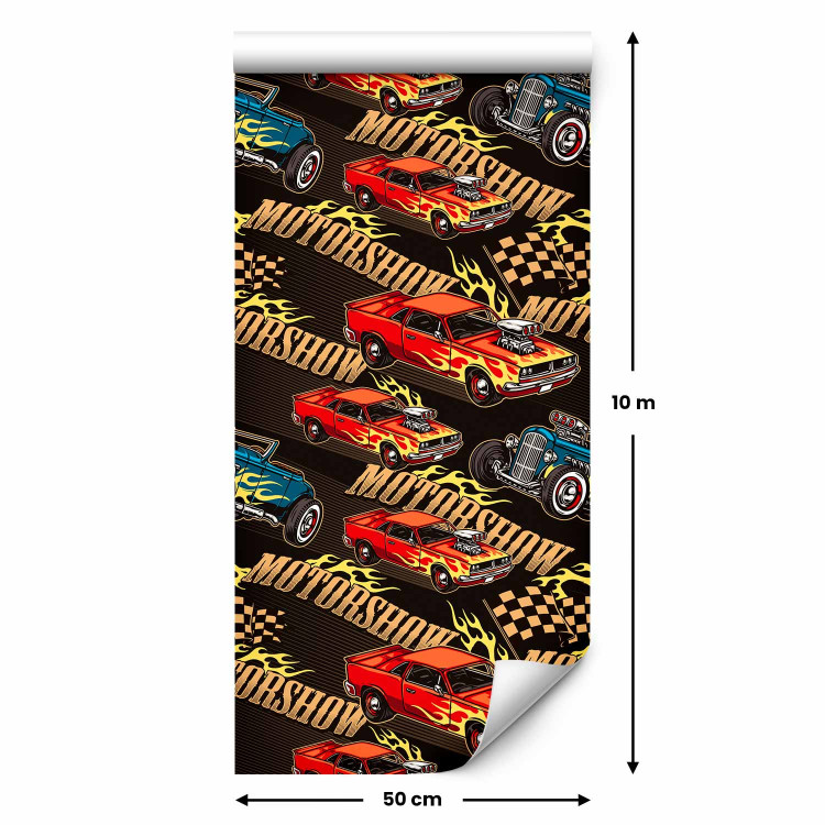 Modern Wallpaper Cars - Youth Automotive Theme for a Boy’s Room 146300 additionalImage 2