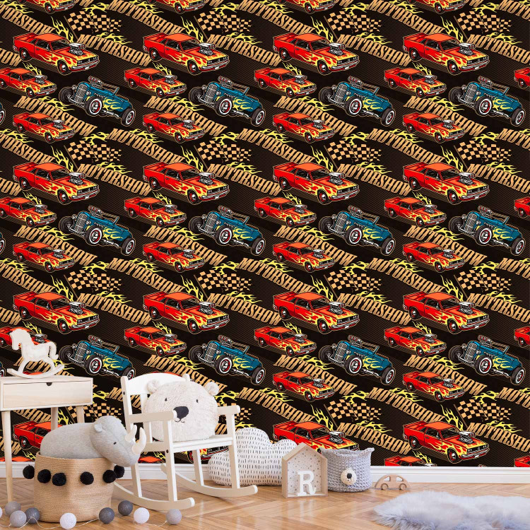 Modern Wallpaper Cars - Youth Automotive Theme for a Boy’s Room 146300 additionalImage 10