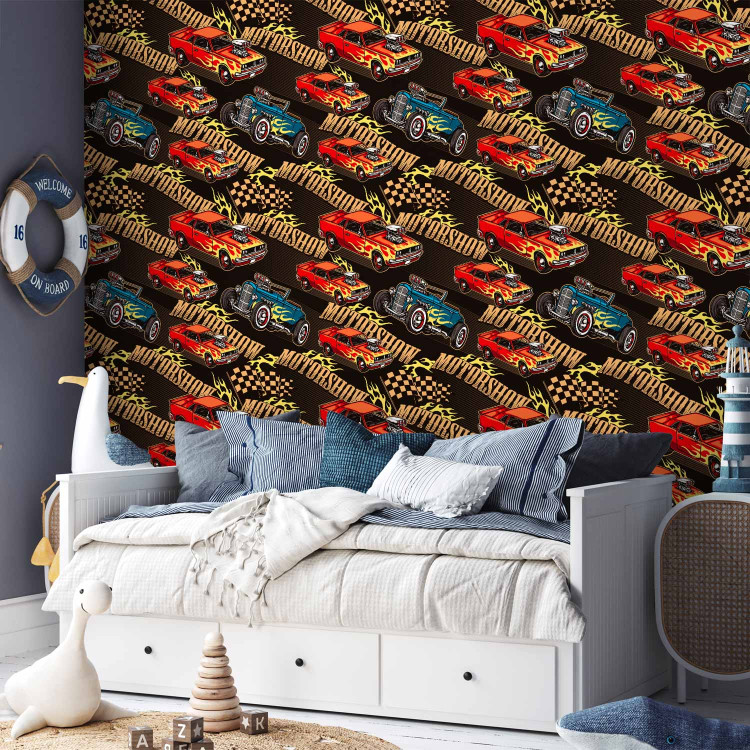 Modern Wallpaper Cars - Youth Automotive Theme for a Boy’s Room 146300 additionalImage 9