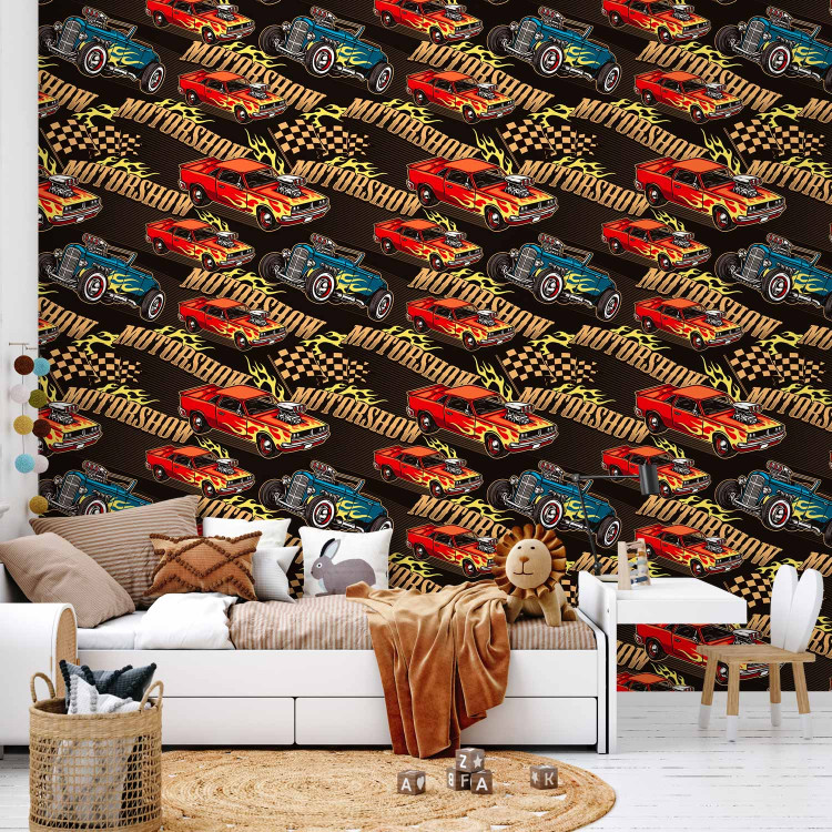 Modern Wallpaper Cars - Youth Automotive Theme for a Boy’s Room 146300 additionalImage 5