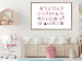 Wall Poster English Alphabet for Children - Gray and Pink Letters with Animals 146500 additionalThumb 15