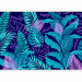 Wall Mural Neon Jungle - Leaves and Inscriptions in Bright and Vivid Colors 148800 additionalThumb 5