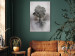 Canvas Landscape in Brown and Gray (1-piece) - solitary tree and light background 148900 additionalThumb 3