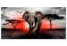 Large canvas print Elephant Against the Setting Sun II [Large Format] 150800
